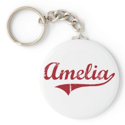 Amelia Ohio Classic Design Key Chain by cityshirt