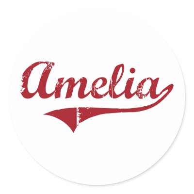 Amelia Ohio Classic Design Sticker by cityshirt