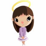 Amelia the Angel Photosculpture Keychain Photo Sculptures
