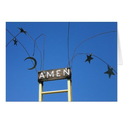Amen Greeting Card by Blueglass74