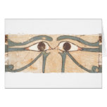 Amenhotep inner coffin blk greeting cards