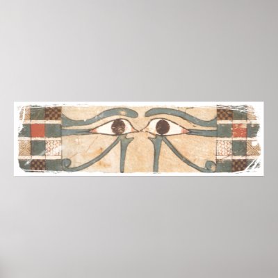 Amenhotep inner coffin blk poster by arthistory