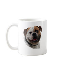 Amercian bulldog coffee mugs
