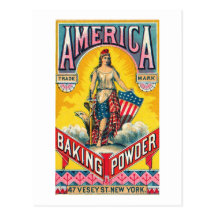 America Baking Powder Post Cards