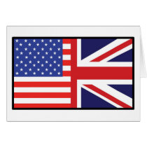 America Britain Greeting Cards