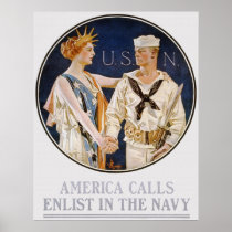 America Calls Poster