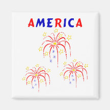 America Freedom Refrigerator Magnet