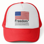 America: Freedom terms and conditions Trucker Hat