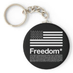 America: Freedom terms and conditions Keychain