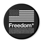 America: Freedom terms and conditions Magnet