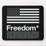 America: Freedom terms and conditions mousepads