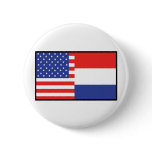 America Holland Pinback Buttons