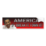 America If I Break It, I Own It! (Red, Red, Red)
