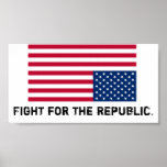 America is in distress, fight for the republic. posters