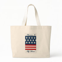 America_Is_My_Home Canvas Bag
