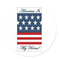 America_Is_My_Home Stickers