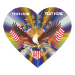 America Is Not Forgotten Heart Only See Notes stickers