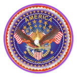 America Is Not Forgotten Rnd Only Please See Notes Round Stickers