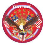 America Is Not Forgotten Rnd Only Please See Notes Round Sticker