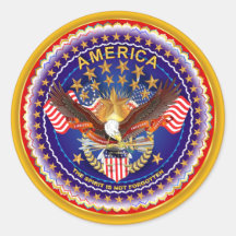 America Is Not Forgotten Rnd Only Please See Notes Round Sticker