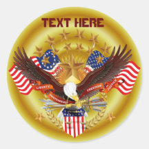 America Is Not Forgotten Rnd Only Please See Notes Round Stickers