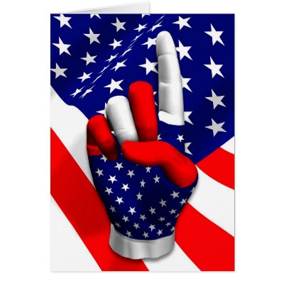 America Number One Greeting Card by Perseus