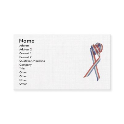 America Patriotic 400 Business Card by StampsUSA