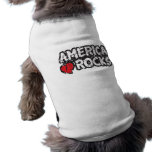 America Rocks Pet T-shirt