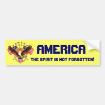 America Spirit Is Not Forgotten Please See Notes Bumper Stickers