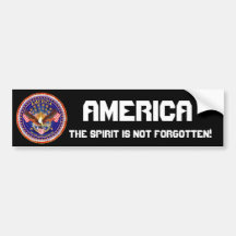 America Spirit Is Not Forgotten Please See Notes Bumper Sticker