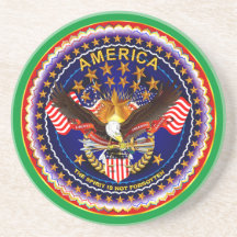 America Spirit Is Not Forgotten  Please See Notes Drink Coaster