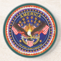 America Spirit Is Not Forgotten  Please See Notes Drink Coaster