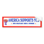 America Supports You BUMPER Bumper Sticker