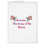 America The home of the brave Cards