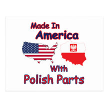 America With Polish Parts Post Cards