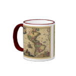 Americam utramque - North & South America Map Coffee Mugs