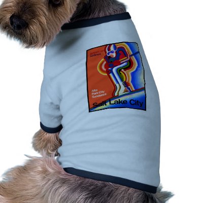 American Airlines Salt Lake City Doggie Tee by vintage_cafe