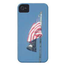 American and POW/MIA Flags iPhone 4 Case
