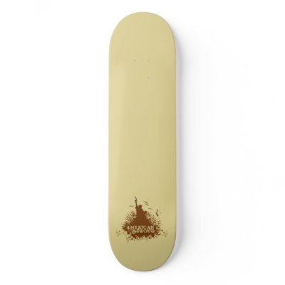 American and Proud Board Skateboard Deck by AngelikDiablo13