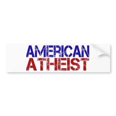 American Atheist Bumper Stickers by BoogieMonst