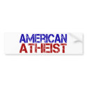 American Atheist bumper stickers