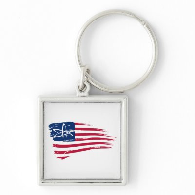 American Atheist Keychains by briman232