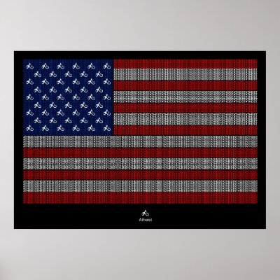 American Atheist USA flag by AtheistApparel