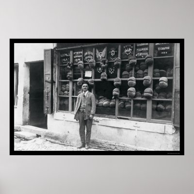 American Bakery in Istanbul, Turkey 1922 Posters by lc_vintagephotos