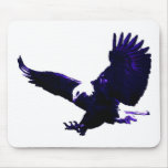 American Bald Eagle Landing Mousepad