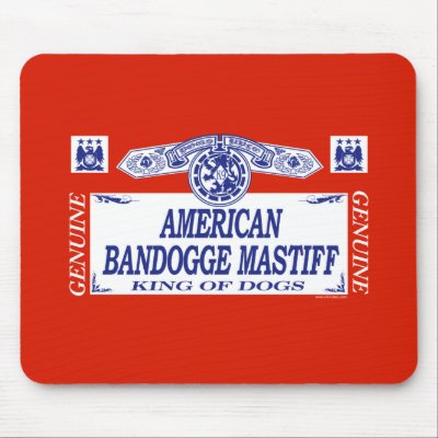 American Bandogge Mastiff Mousemat by dogbreedz