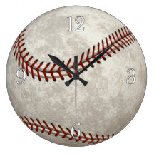 American Baseball Ball Sports-lover's Clock