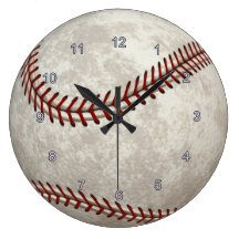 American Baseball Ball Sports-lover's Clock