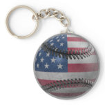 American Baseball Keychain