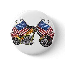 American Biker Chopper Pin